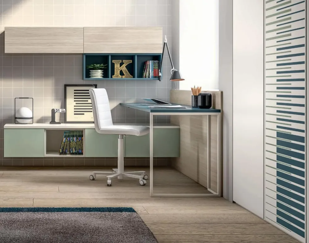 ZG Mobili Cameretta Room01 in laminato materico a prezzo scontato- Camerette