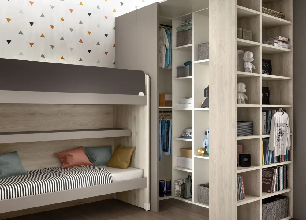 Cameretta Room162 in legno a prezzo scontato^ZG Mobili Hot