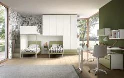 Cameretta Room159  con letto a castello scontata^ZG Mobili Sale