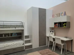 Doimo CityLine Cameretta Roy e kubo con letto a castello scorrevole a prezzo Outlet- Camerette