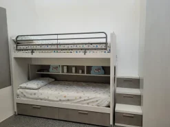 Doimo CityLine Cameretta Roy e kubo con letto a castello scorrevole a prezzo Outlet- Camerette