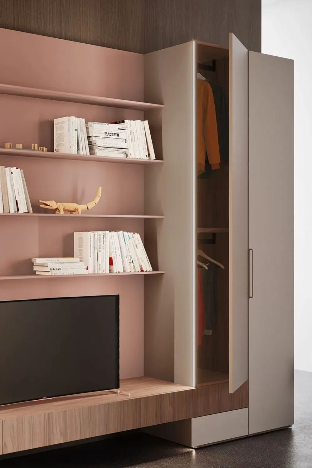 Clever Cameretta S22 * in laminato materico a prezzo scontato- Camerette