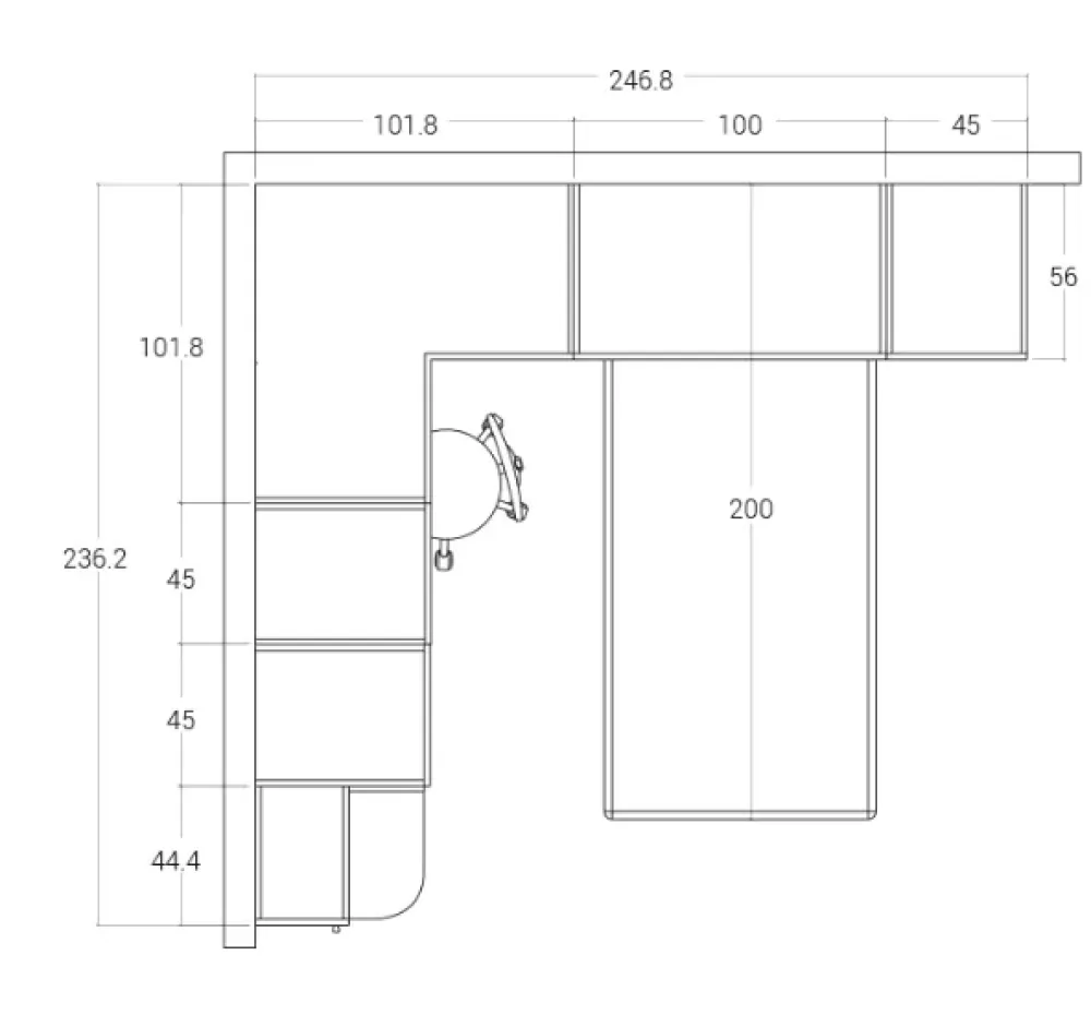 Hot CAMERETTA Composizione 26 SCONTATA a PREZZI OUTLET Camerette