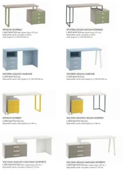 CAMERETTA Scrittoio con cassettiera a PREZZI OUTLET^ZG Mobili Online