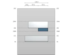 Cameretta Scrivania cameretta senza letto in offerta^Moretti Compact Camerette Clearance