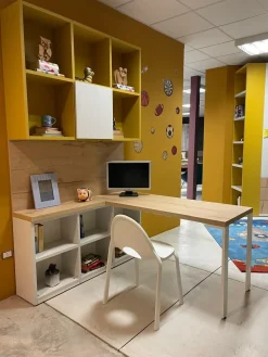 Doimo CityLine Cameretta Scrivania con libreria senza letto in offerta- Camerette