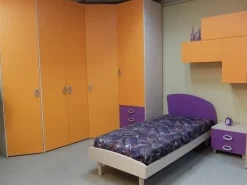 Cameretta Sirius Moretti compact con letto a terra a prezzo Outlet^Moretti Compact Camerette New