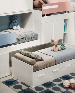 San Martino Mobili Cameretta Smart junior 42 con letto a soppalco scorrevole in offerta- Camerette