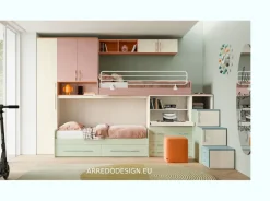 Cameretta Smart in laminato materico a prezzo Outlet^San Martino Mobili Clearance
