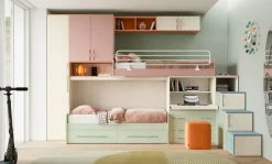 Cameretta Smart in laminato materico a prezzo Outlet^San Martino Mobili Clearance