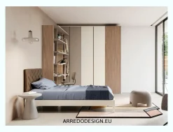 Outlet Cameretta Smart letti a terra in offerta Camerette