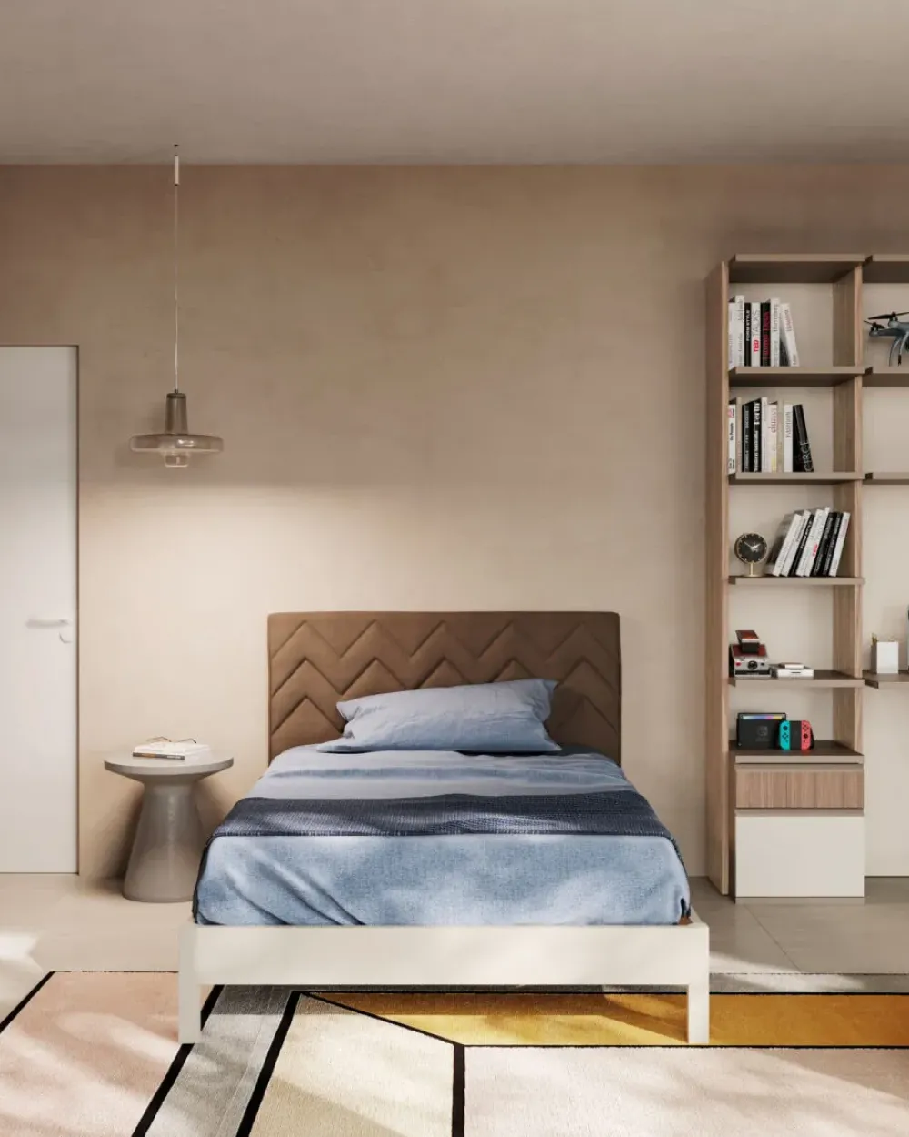 Outlet Cameretta Smart letti a terra in offerta Camerette