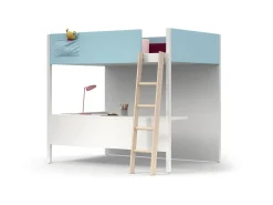 New Cameretta Soppalco camelot camerette con letto una piazza e mezza a prezzo Outlet Camerette