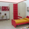 Cameretta T206 eclectic  letti a terra scontata^Abitare Mobilstella Outlet