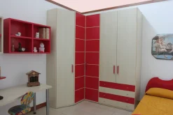 Cameretta T206 eclectic  letti a terra scontata^Abitare Mobilstella Outlet