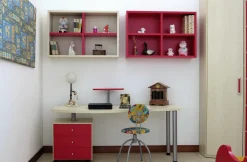 Cameretta T206 eclectic letti a terra scontata^Abitare Mobilstella Outlet