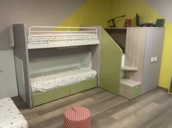 Cameretta Tana del lupo  con letto a castello scontata^Doimo CityLine Discount