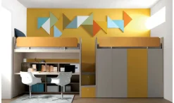 Doimo CityLine CAMERETTA Tana del lupo a PREZZI OUTLET- Camerette