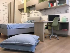 Sale Cameretta Teen e letto oggioni   con letto a terra in offerta Camerette