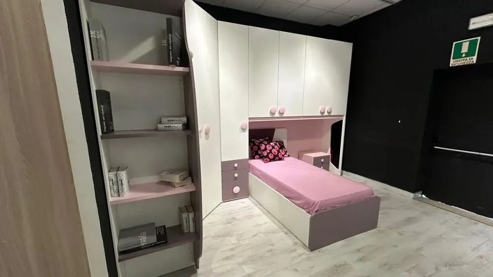 La casa moderna Cameretta Tweet in laminato materico a prezzo scontato- Camerette