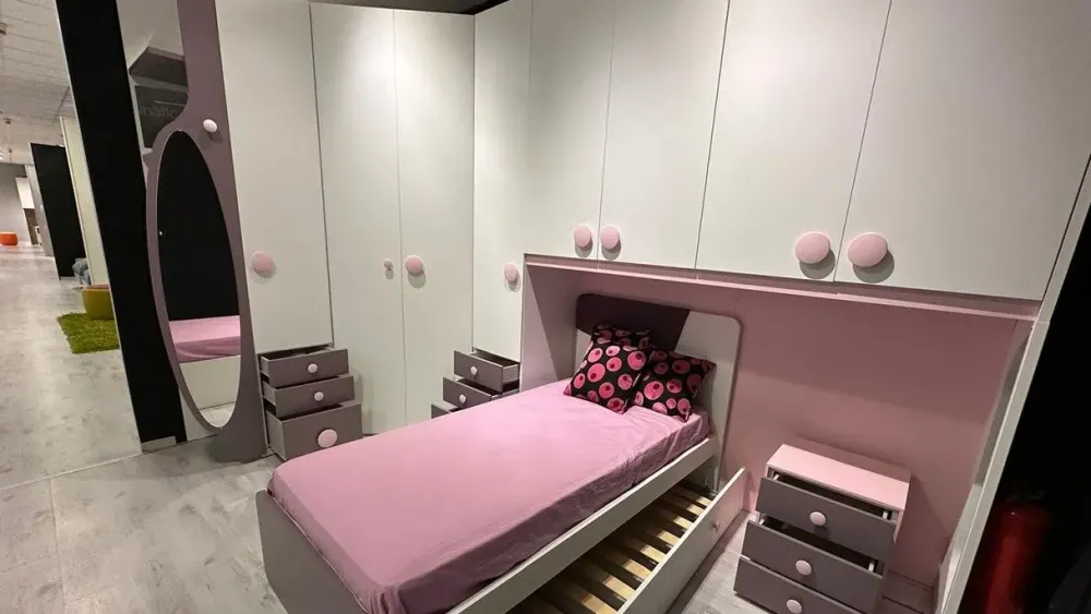 La casa moderna Cameretta Tweet in laminato materico a prezzo scontato- Camerette