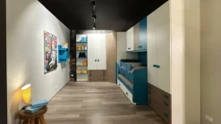 La casa moderna Cameretta Twett  con letto a ponte scontata- Camerette