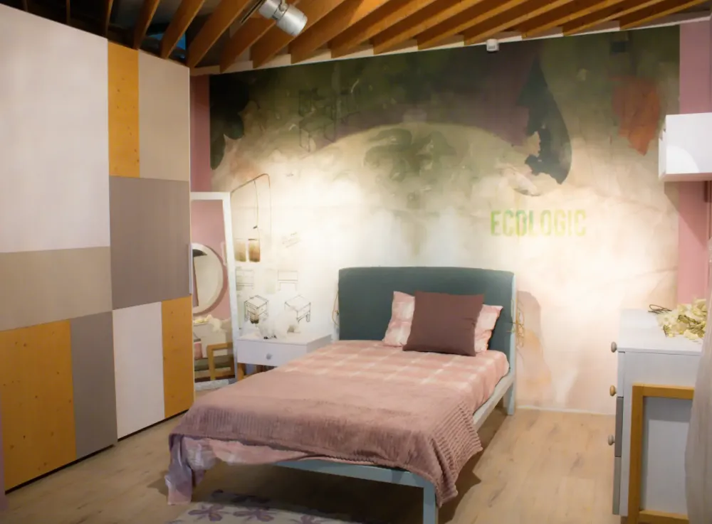 Discount Cameretta Urban time letti a terra in offerta Camerette