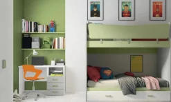 Colombini Casa Cameretta Volo c324 con letto a castello a prezzo scontato- Camerette