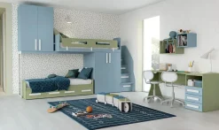 Colombini Casa Cameretta Volo c315  con letto a soppalco scontata- Camerette