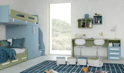 Colombini Casa Cameretta Volo c315  con letto a soppalco scontata- Camerette