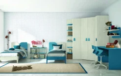 Best Cameretta Volo c3309 con letto a terra a prezzo Outlet Camerette