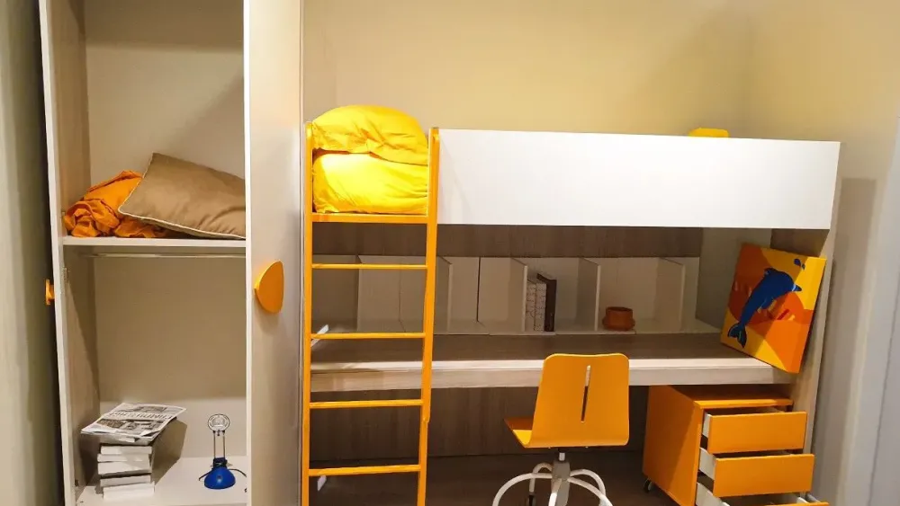 La casa moderna Cameretta Young con letto a castello in offerta- Camerette