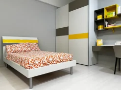 Moretti Compact Camerette Cameretta Young con letto una piazza e mezza in offerta- Camerette