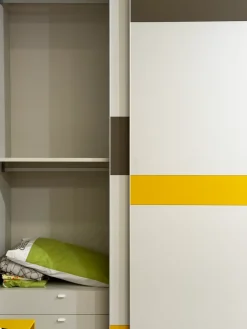 Moretti Compact Camerette Cameretta Young con letto una piazza e mezza in offerta- Camerette