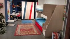 Outlet Cameretta Young navy Moretti compact con uno sconto imbattibile Camerette