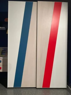 Outlet Cameretta Young navy Moretti compact con uno sconto imbattibile Camerette