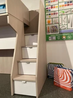 Outlet Cameretta Young navy Moretti compact con uno sconto imbattibile Camerette