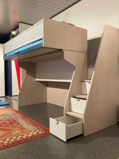 Outlet Cameretta Young navy Moretti compact con uno sconto imbattibile Camerette