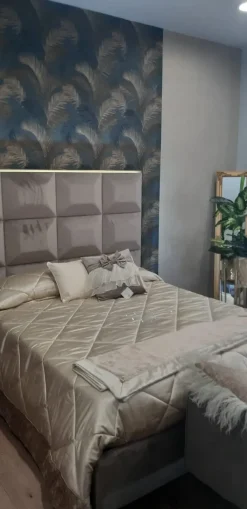 Carta da parati per camera da letto modello Felce  scontata^Artigianale Discount