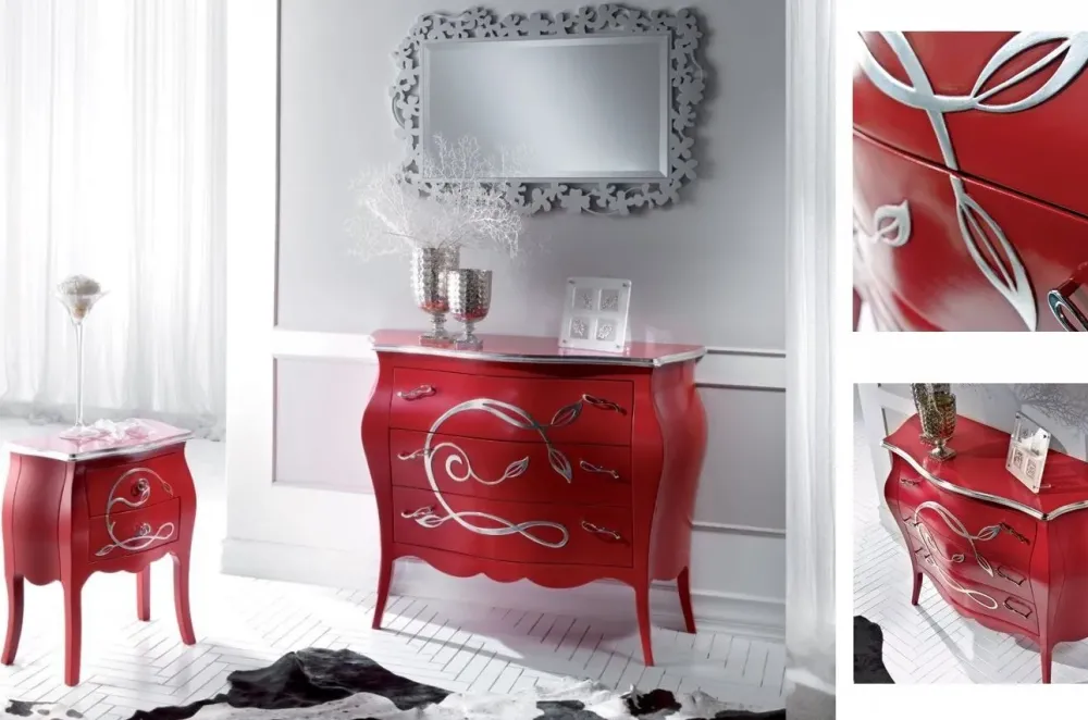 Collezione esclusiva Cassettiera Ambra in Legno a prezzi convenienti- Cassettiere