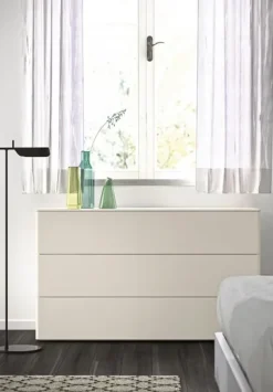 Discount Cassettiera Angolo smussato in Laccato opaco con forte sconto Cassettiere