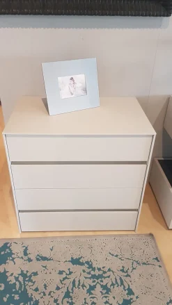 New Cassettiera Cassettiera pitagora in Laccato opaco in offerta Cassettiere