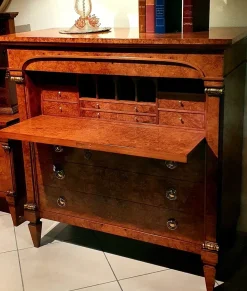 Artigianale Cassettiera Classica modello Stile direttorio in radica a marchio in Offerta Outlet- Cassettiere