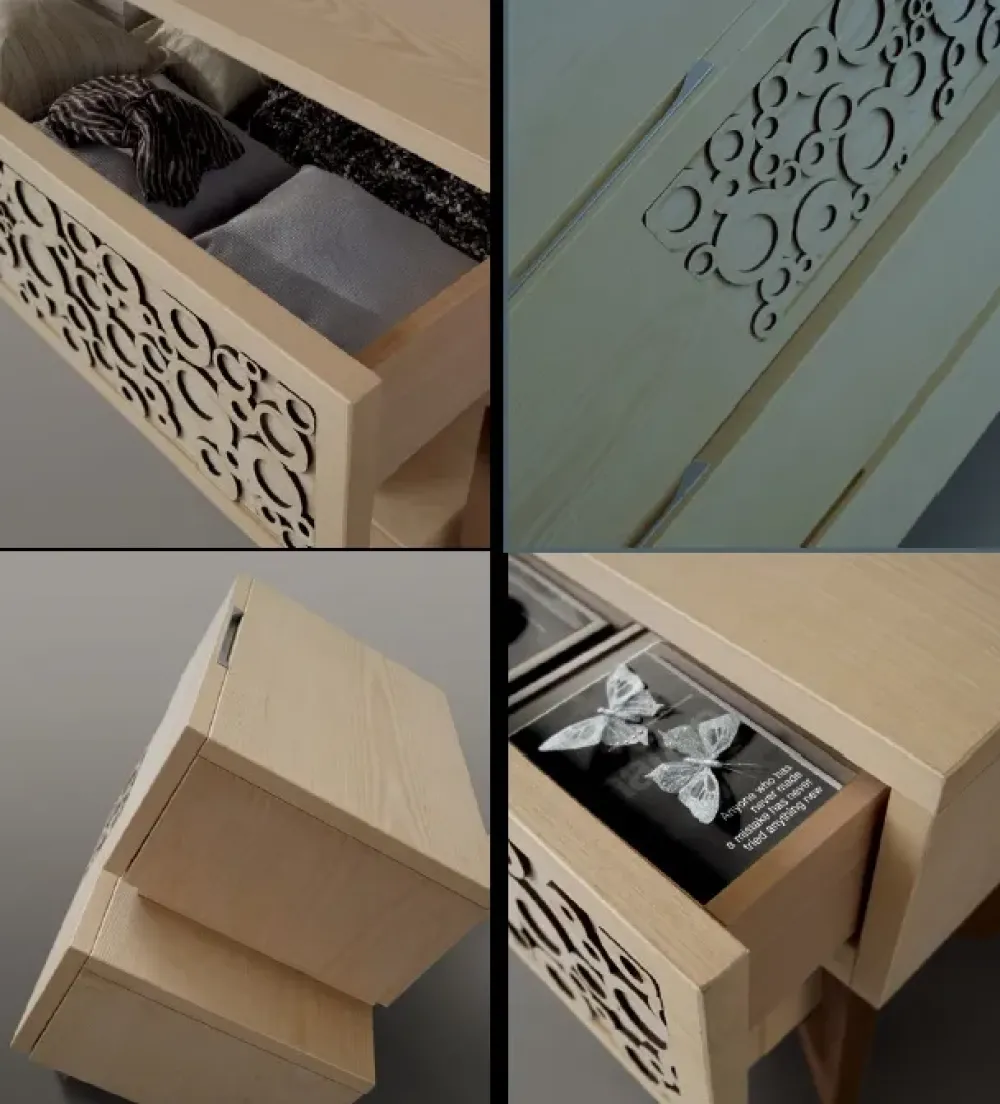 Artigianale Cassettiera Design modello 2124 a marchio a prezzo scontato- Cassettiere