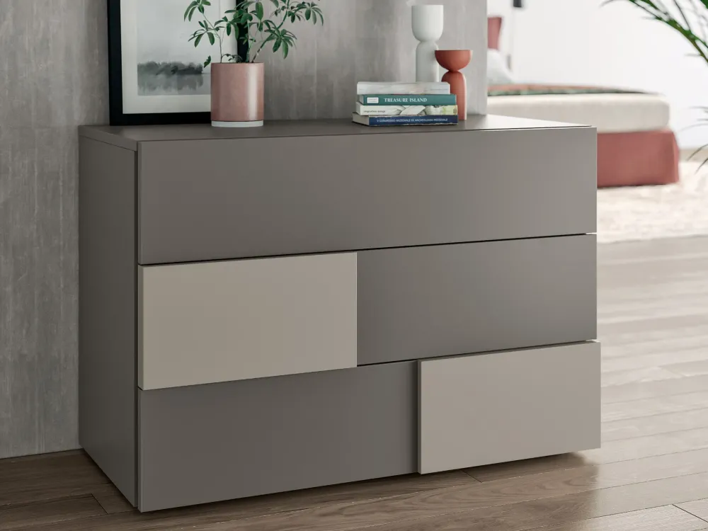 Spagnol Mobili Cassettiera Design modello Domino a marchio a prezzo Outlet- Cassettiere