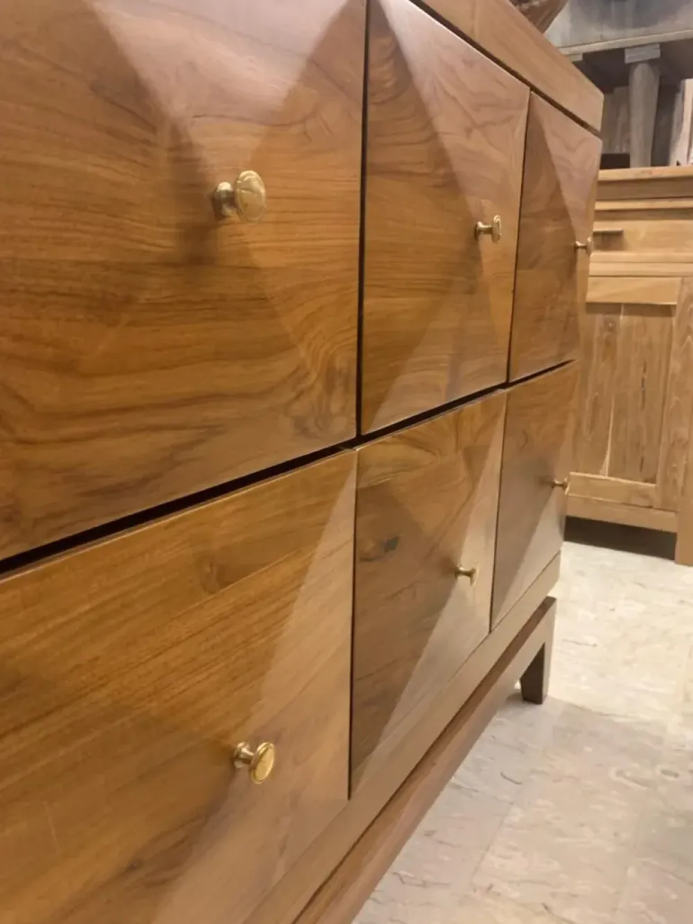 Online Cassettiera Etnica modello Mobile cassettiera teak 6c a marchio a prezzo scontato Cassettiere