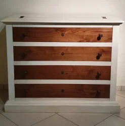 New Cassettiera Gruppo in massello di castagno in Legno a prezzi convenienti Cassettiere