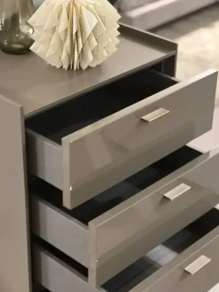 Lema Cassettiera in Laccato lucido Lt40 in Offerta Outlet- Cassettiere