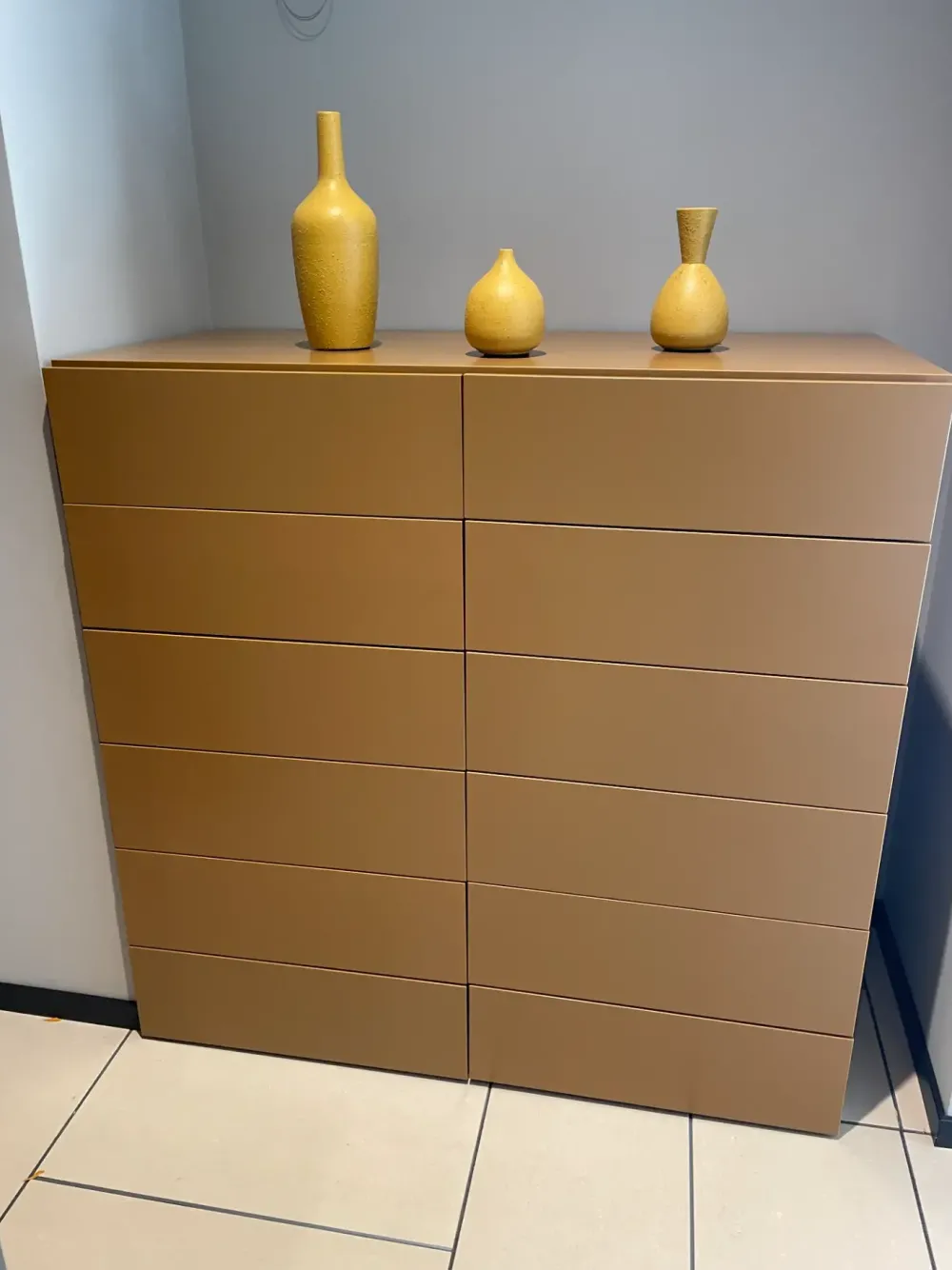 NovaMobili Cassettiera in Laccato opaco Cassettiera easy in Offerta Outlet- Cassettiere