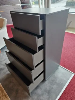 Clearance Cassettiera in Laccato opaco Theo a prezzo Outlet Cassettiere